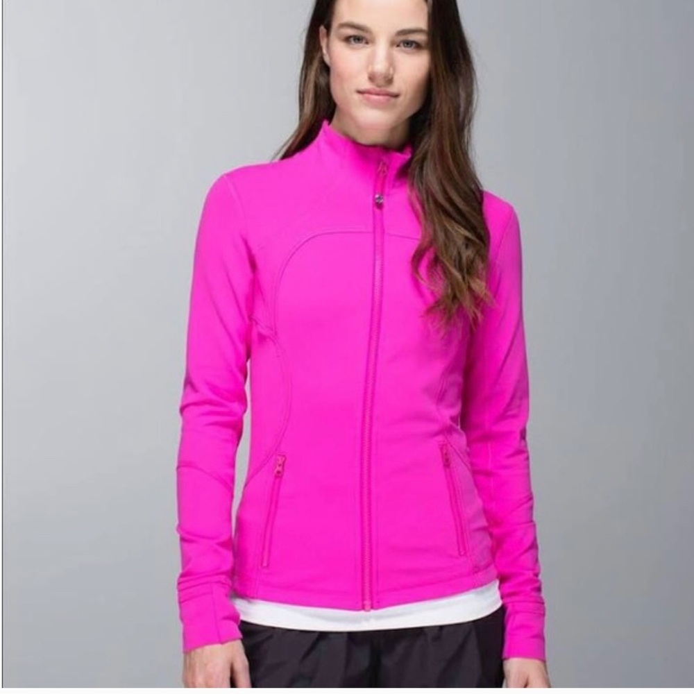 Lululemon pink define jacket size 4